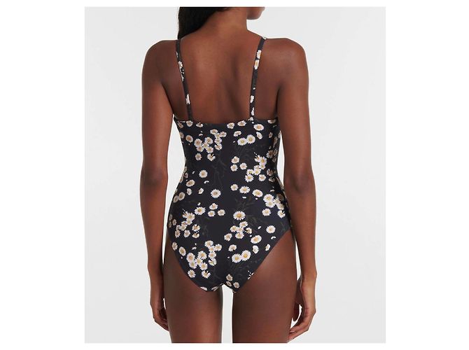 Eres Einteiliger Badeanzug Romance Print Schwarz T38 Weiß - Ansicht 6