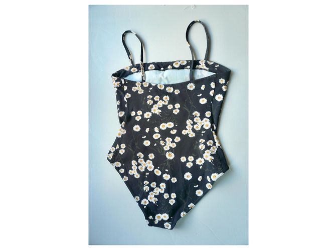 Eres Einteiliger Badeanzug Romance Print Schwarz T38 Weiß - Ansicht 8