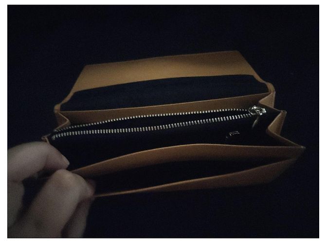 Autre Marque Ungaro beige leather wallet - view 3
