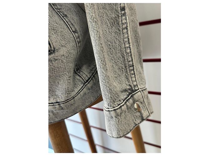 IRO Noumi Graue Jeansjacke - Ansicht 4
