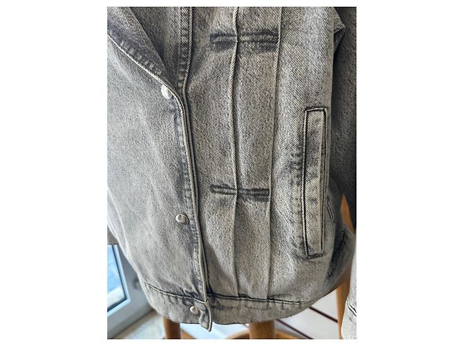IRO Noumi Graue Jeansjacke - Ansicht 5