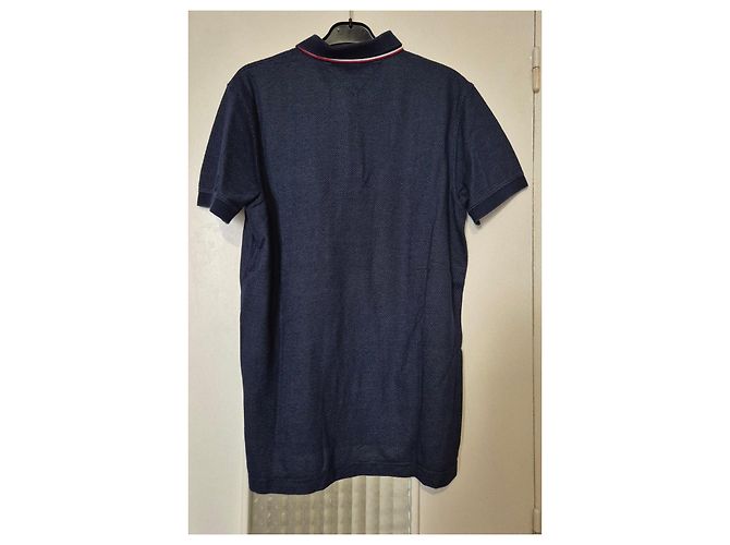 Polo Tommy Hilfiger Uomo Blu Navy con Stemma TH - vista 5