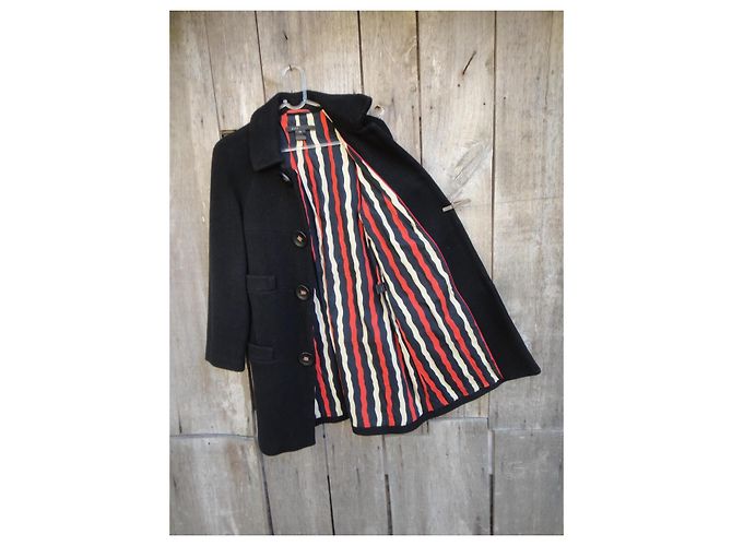 Marc Jacobs Cappotto in lana nero - vista 3