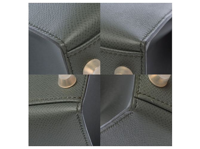 Hermès Borsa HERMES Kelly 28 in Pelle Verde - 103701 - vista 12