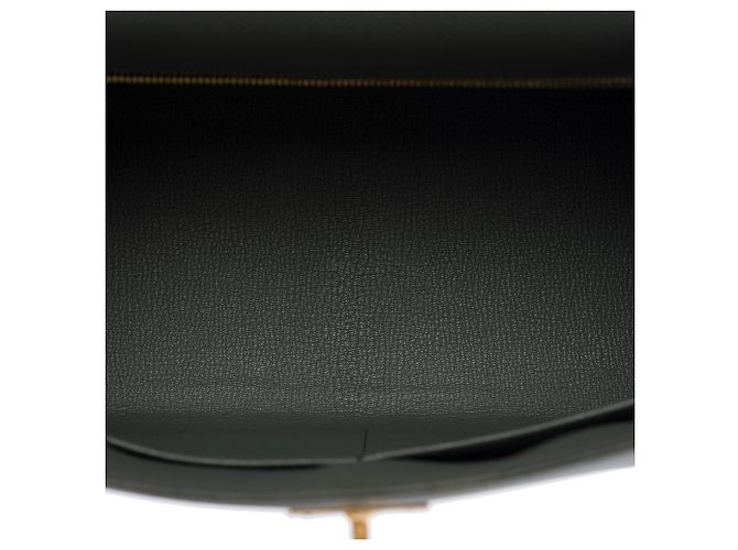 Hermès Borsa HERMES Kelly 28 in Pelle Verde - 103701 - vista 9