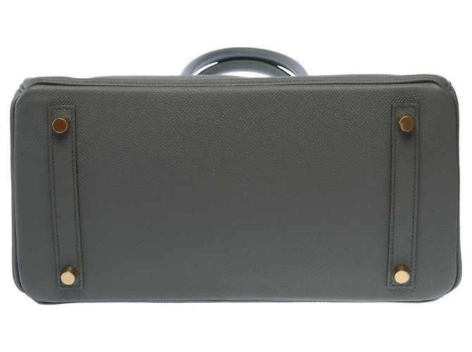 Hermès Borsa HERMES Birkin 30 in Pelle Verde - 103692 - vista 11