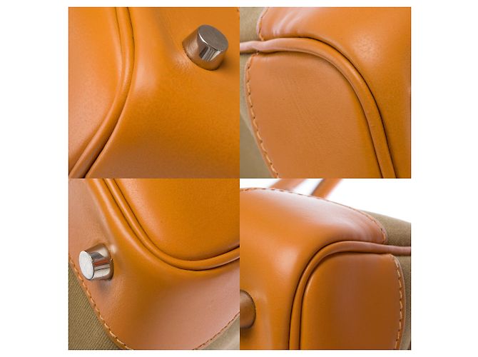 Hermès Bolso HERMES Birkin 35 Lona Verde - 103699 - vista 12