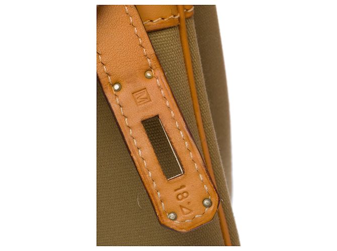 Hermès Bolso HERMES Birkin 35 Lona Verde - 103699 - vista 8