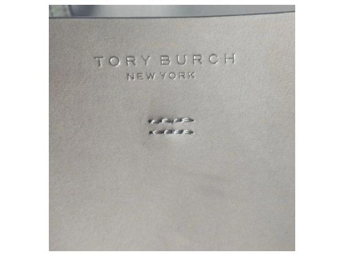 Tory Burch Borsa Tote in Pelle Beige - vista 3