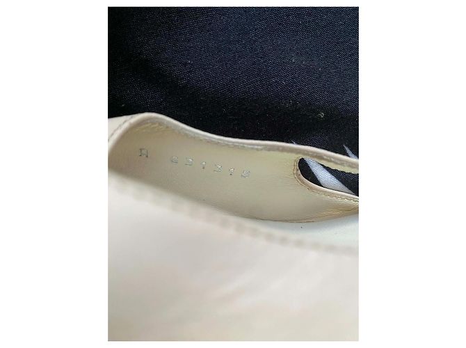 Décolleté Chanel in pelle beige - vista 5