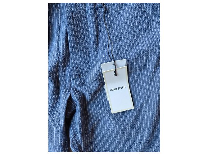 Autre Marque HERO SEVEN Pantalón Azul a Rayas - vista 2