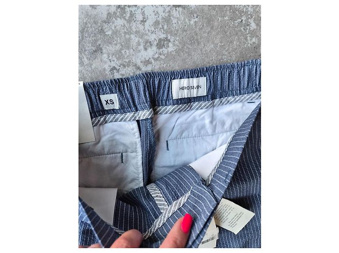 Autre Marque HERO SEVEN Pantalón Azul a Rayas - vista 4