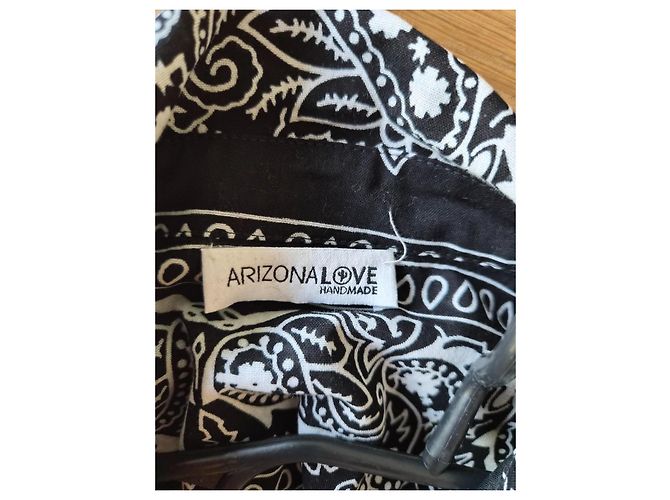 Autre Marque Arizona Love Camicia Stampa Bandana Nera Cuore Rosso - vista 2