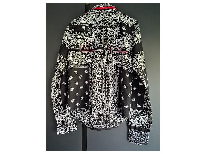 Autre Marque Arizona Love Camicia Stampa Bandana Nera Cuore Rosso - vista 7