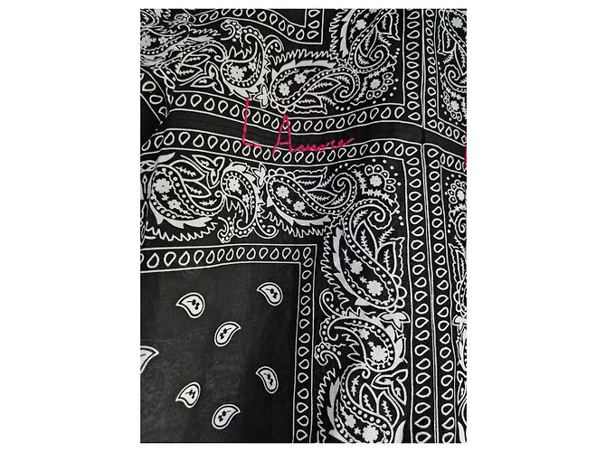 Autre Marque Arizona Love Camicia Stampa Bandana Nera Cuore Rosso - vista 8