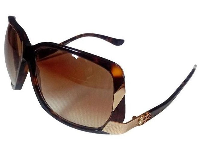 Gafas de sol Balenciaga Paris Carey Castaño Dorado - vista 2