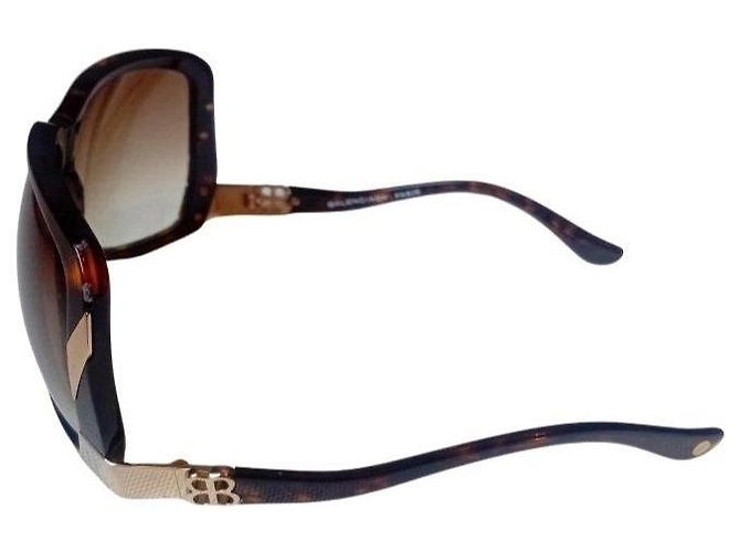 Gafas de sol Balenciaga Paris Carey Castaño Dorado - vista 5