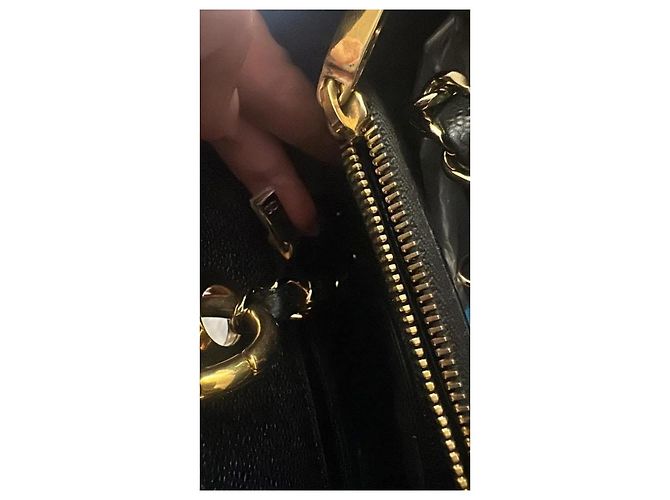 Chanel Grand Shopping Tote (GST) Pelle Caviar Nera Nero - vista 13
