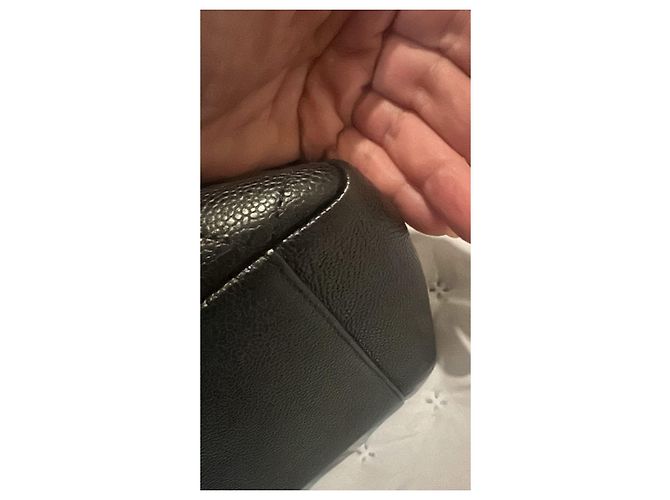 Chanel Grand Shopping Tote (GST) Pelle Caviar Nera Nero - vista 14