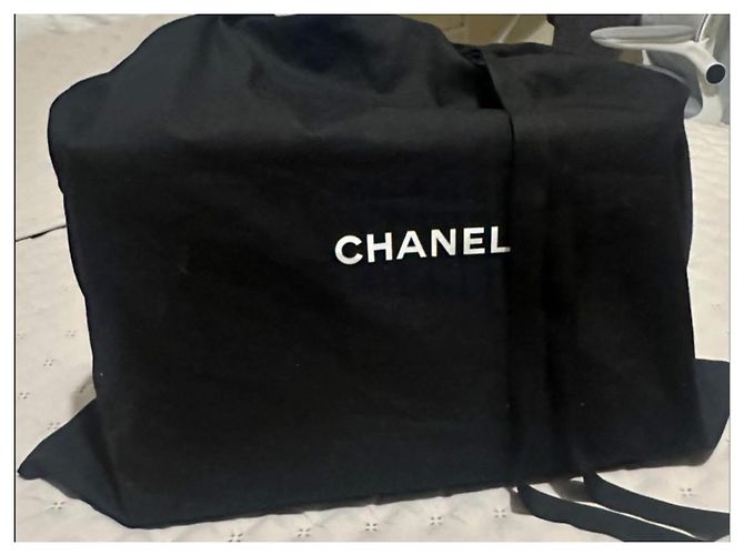 Chanel Grand Shopping Tote (GST) Pelle Caviar Nera Nero - vista 8