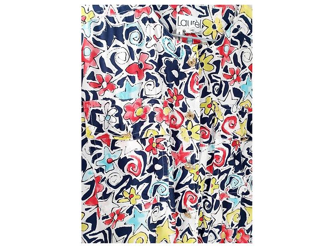 Body estampado Laurèl mujer Negro Blanco Roja Azul Multicolor Amarillo - vista 2