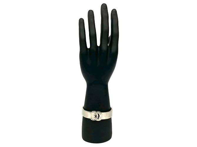 Timeless Pulsera de metal Chanel Coco Mark Plata - vista 2