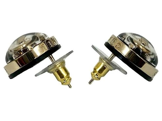 Timeless Pendientes Chanel Coco Mark Dorado - vista 4
