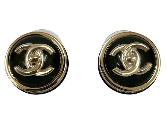 Timeless Pendientes Chanel Coco Mark Dorado - vista 5