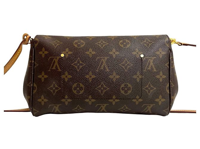 Borsa a tracolla 2way Louis Vuitton Favorite Monogram Marrone - vista 4