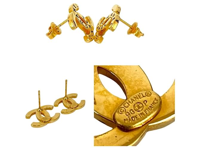 Timeless Orecchini Chanel D'oro - vista 3