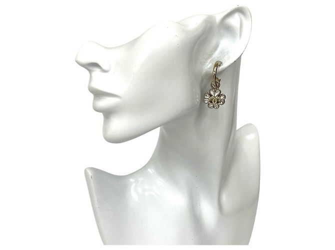 Timeless Chanel Coco Mark Star Flower Ohrringe Silber - Ansicht 2