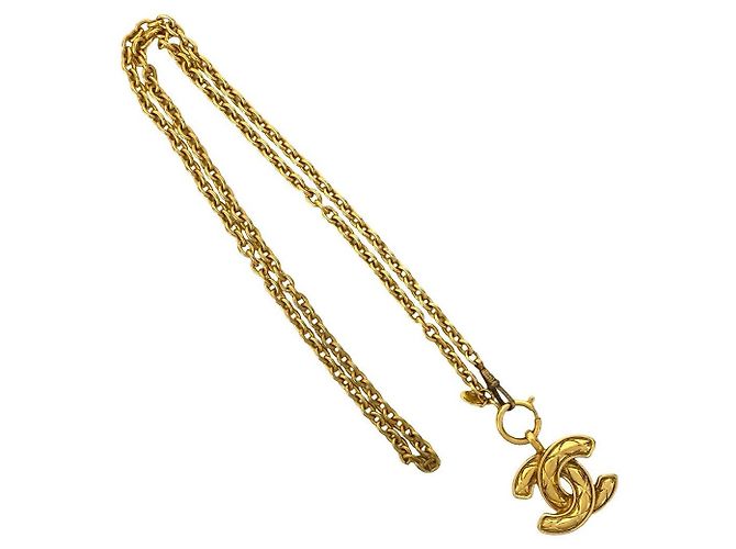 Timeless Collar Chanel Coco Mark Dorado - vista 4