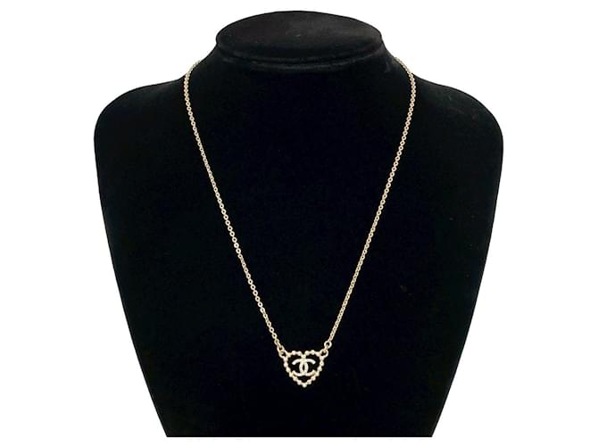Timeless Collana Chanel Coco Mark Heart Argento - vista 2