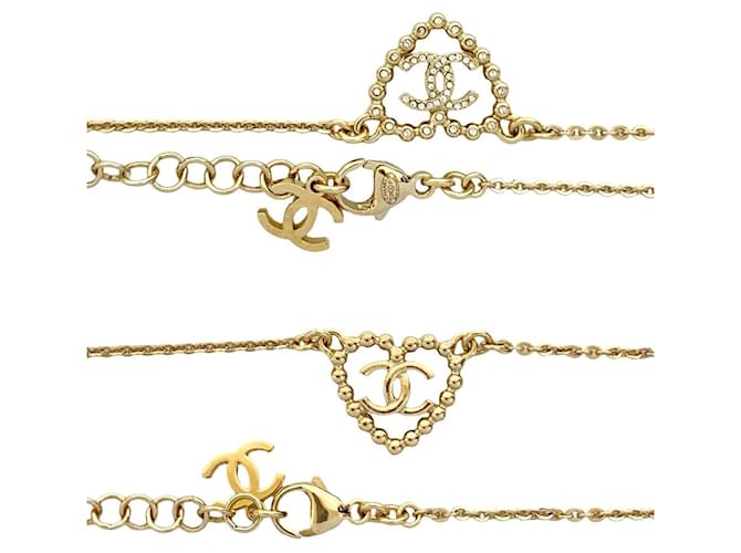 Timeless Collana Chanel Coco Mark Heart Argento - vista 3