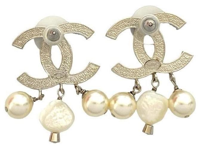 Timeless Pendientes Chanel Coco Mark Plata - vista 5