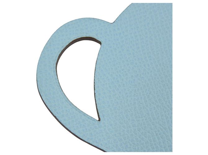 Charm per borsa in pelle Hermès Petit Ash Teapot Blu - vista 4