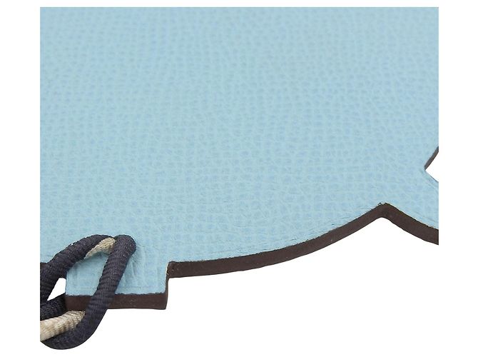 Charm per borsa in pelle Hermès Petit Ash Teapot Blu - vista 5