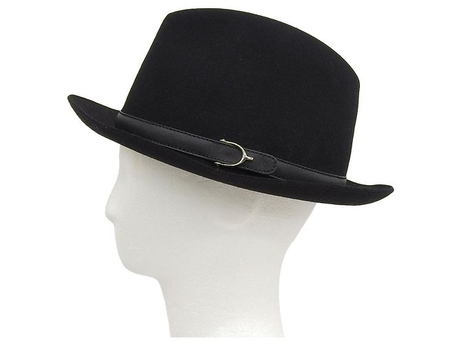 Cappello in coniglio infeltrito Gucci Nero - vista 2