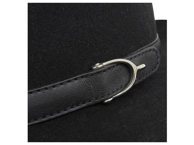 Cappello in coniglio infeltrito Gucci Nero - vista 5