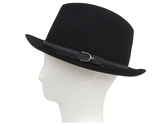 Cappello in coniglio infeltrito Gucci Nero - vista 6