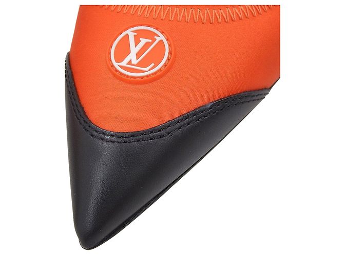 Arclight Leder-Pumps Louis Vuitton Schwarz Orange - Ansicht 6