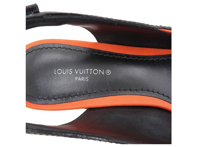 Arclight Leder-Pumps Louis Vuitton Schwarz Orange - Ansicht 7