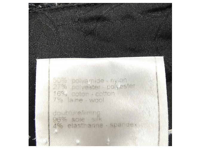 Timeless Chaqueta Chanel sin cuello Negro - vista 3