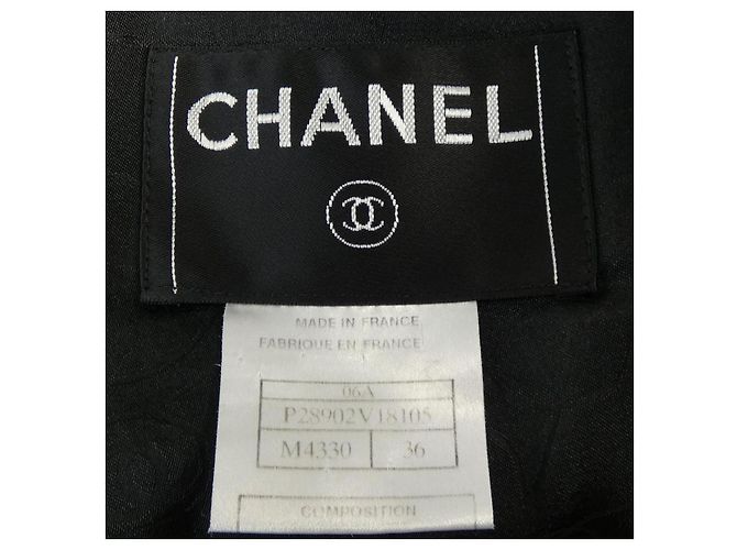 Timeless Chaqueta Chanel sin cuello Negro - vista 4