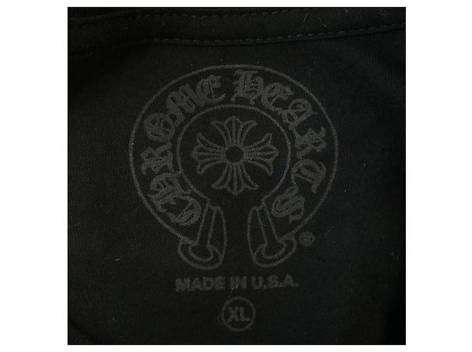 Autre Marque Camiseta Chrome Hearts NECK LOGO Negro Azul - vista 4
