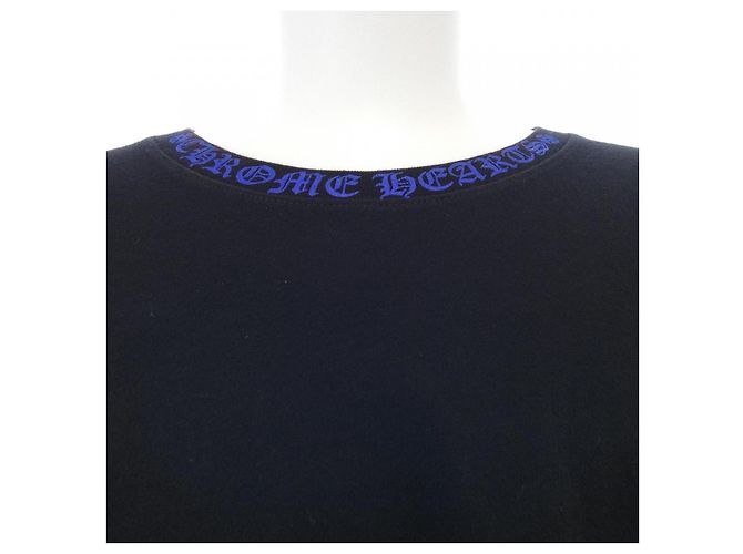Autre Marque Camiseta Chrome Hearts NECK LOGO Negro Azul - vista 5