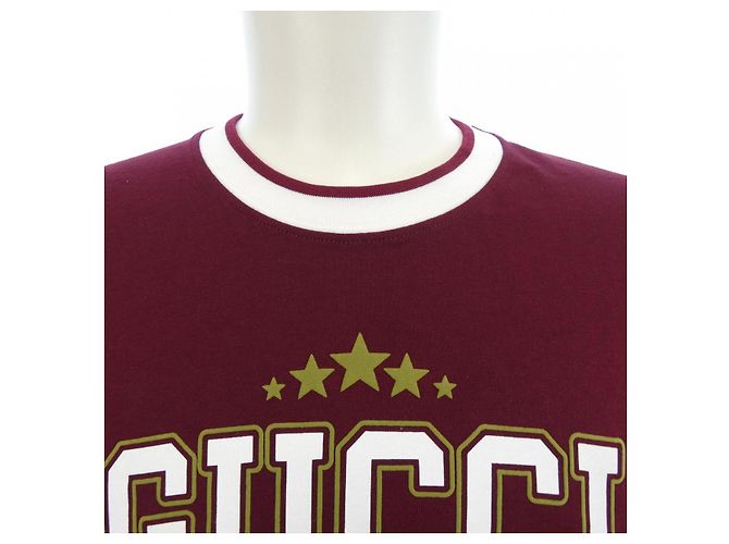 Camiseta de algodón Gucci Blanco Roja - vista 5