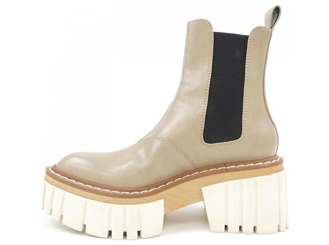 Stella Mc Cartney Stivali Stella McCartney Nero Bianco Beige - vista 2