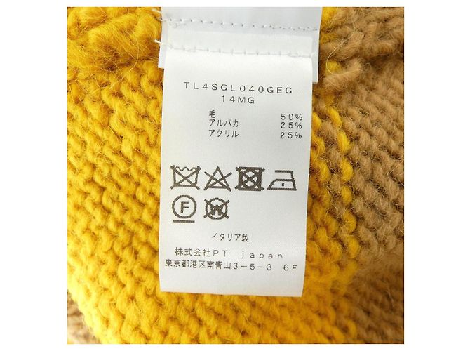 Autre Marque PT TORINO Knitwear Beige Amarillo - vista 3