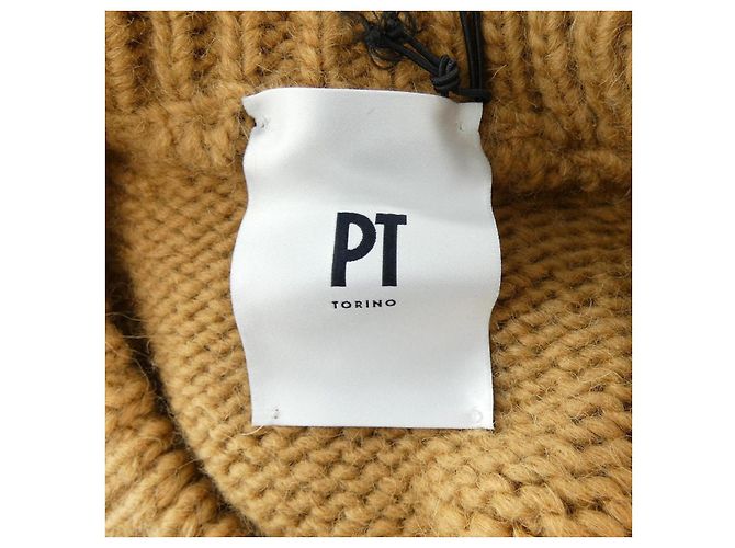 Autre Marque PT TORINO Knitwear Beige Amarillo - vista 4